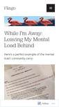 Mobile Screenshot of flingome.com